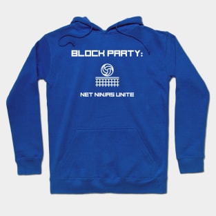 Block Party: Net Ninjas Unite Volleyball Hoodie